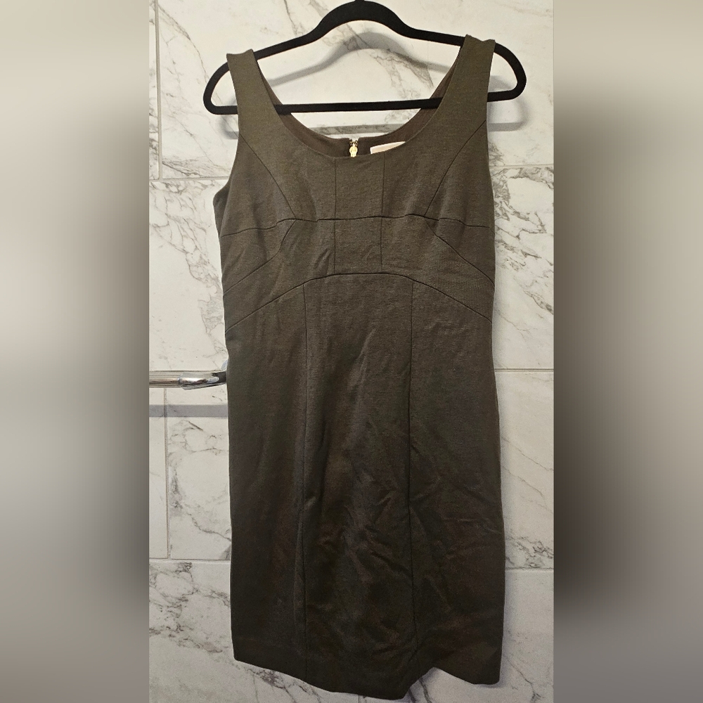Michael Kors Olive Sleeveles Dress Size 6